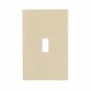 Eaton Wall Plates 1-Gang Ivory Toggle Wall Plate