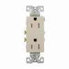 Eaton Electrical Outlets 15-Amp Residential Decorator Outlet, Desert Sand