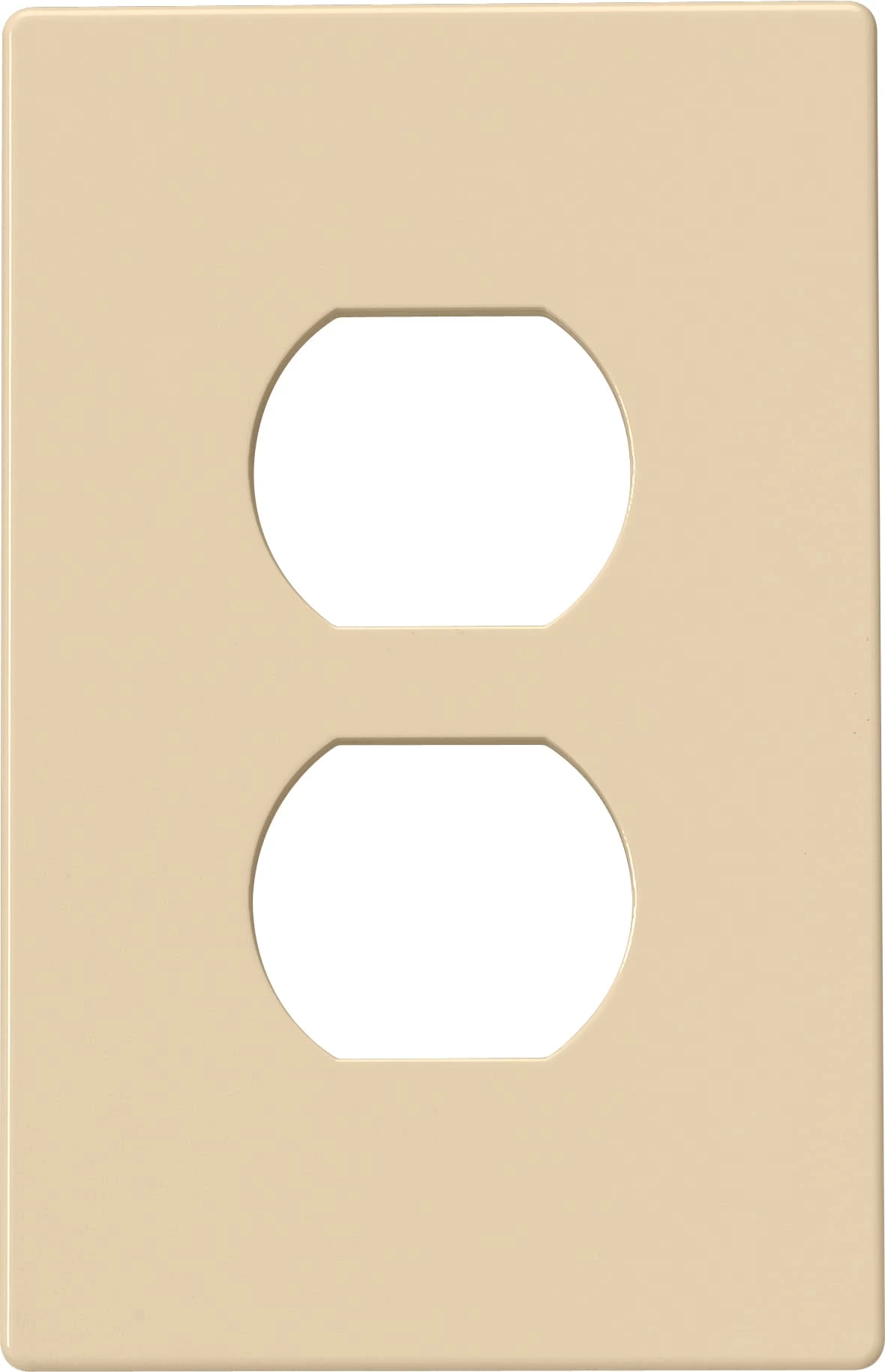 Eaton Wall Plates 1-Gang Ivory Round Wall Plate 1 Eaton Wall Plates 1-Gang Ivory Round Wall Plate