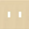Eaton Wall Plates 4-Gang Ivory Toggle Wall Plate