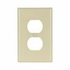 Eaton Wall Plates 1-Gang Midsize Duplex Wall Plate, Ivory