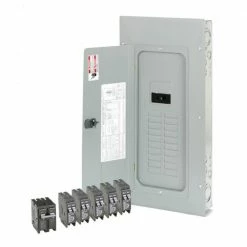 Eaton Breaker Boxes Type BR 200-Amp 20-Spaces 40-Circuit Main Breaker Load Center (Value Pack)