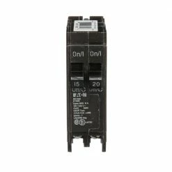Eaton Circuit Breakers Type BR 15-Amp/20-Amp 2-Pole Tandem Circuit Breaker