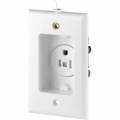 Eaton Electrical Outlets 15-Amp Tamper Resistant Residential Standard, White