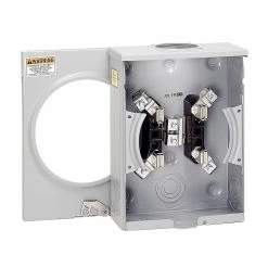Eaton Meter Sockets 125 4 Gang Ringless Overhead/Underground Meter Socket