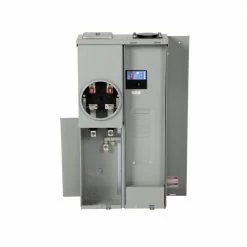 Eaton Breaker Boxes Type BR 200-Amp 4-Spaces 8-Circuit Main Breaker Meter Combo Load Center