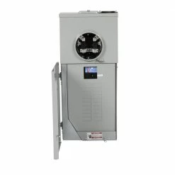 Eaton Breaker Boxes Type BR 200-Amp 20-Spaces 40-Circuit Main Breaker Meter Combo Load Center