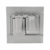 Eaton Electrical Outlet Covers Non-Metallic Gray 2-Outlet Weatherproof Electrical Outlet Cover