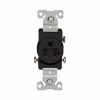 Eaton Electrical Outlets 20-Amp Residential/Commercial Round Outlet, Black