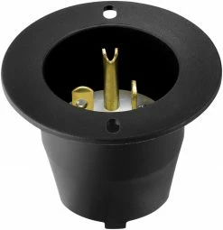 Eaton Plugs & Connectors 20-Amps 125-Volt NEMA 5-20R Industrial Straight