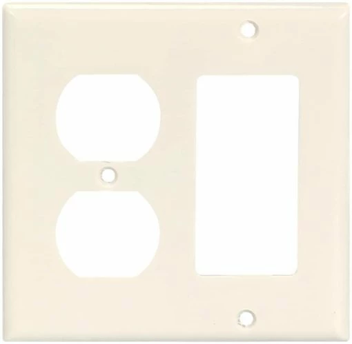 Eaton Wall Plates 2-Gang Wall Plate, Light Almond -Eaton Outlet Store 00813513