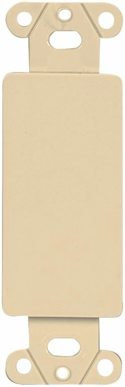 Eaton Wall Plates 1-Gang Decorator Wall Plate, Ivory