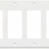 Eaton Wall Plates 6-Gang Decorator Wall Plate, White