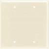Eaton Wall Plates 2-Gang Standard Blank Wall Plate, Light Almond