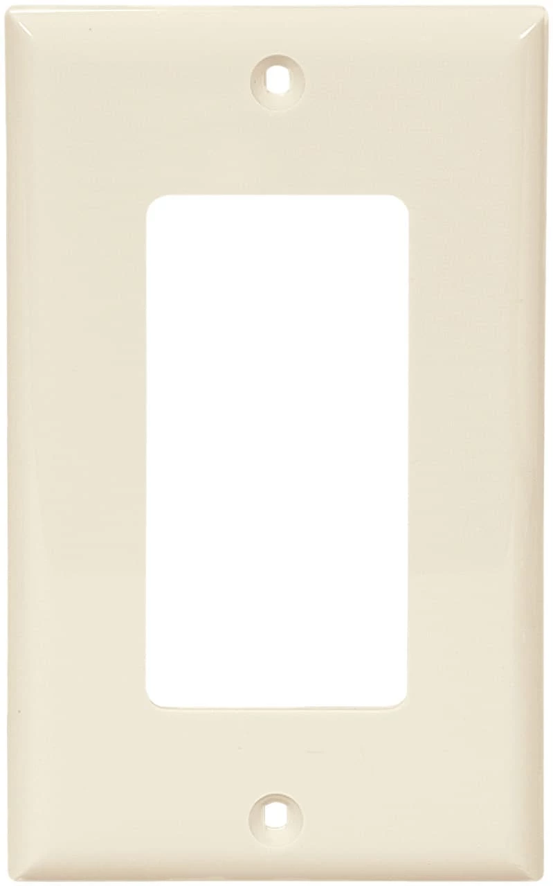 Eaton Wall Plates 1-Gang Decorator Wall Plate, Light Almond 1 Eaton Wall Plates 1-Gang Decorator Wall Plate, Light Almond