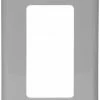 Eaton Wall Plates 1-Gang Decorator Wall Plate, Gray