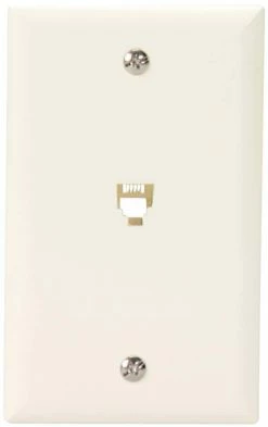 Eaton Audio & Video Wall Jacks Nylon F-Type Coax/Telephone Wall Jack