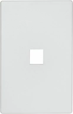 Eaton Wall Plates Aspire 1-Gang Wall Plate, Silver Granite