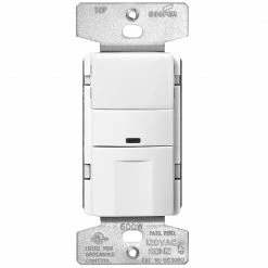 Eaton Light Sensors Single-Pole/3-Way Occupancy Motion Sensor Light Dimmer, White