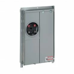 Eaton Breaker Boxes Type BR 100-Amp 12-Spaces 24-Circuit Main Breaker Meter Combo Load Center