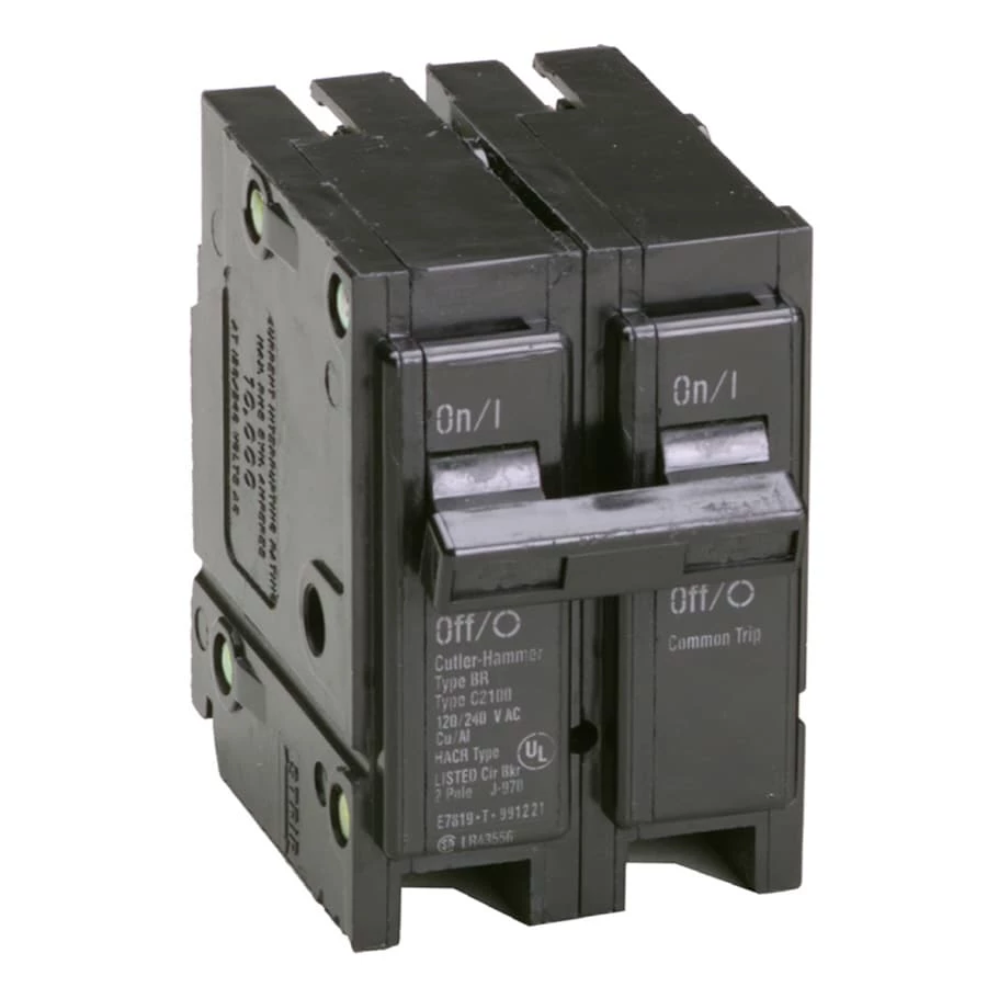 Eaton Circuit Breakers Type BR 50-Amp 2-Pole Standard Trip Circuit Breaker 2 Eaton Circuit Breakers Type BR 50-Amp 2-Pole Standard Trip Circuit Breaker - Image 2