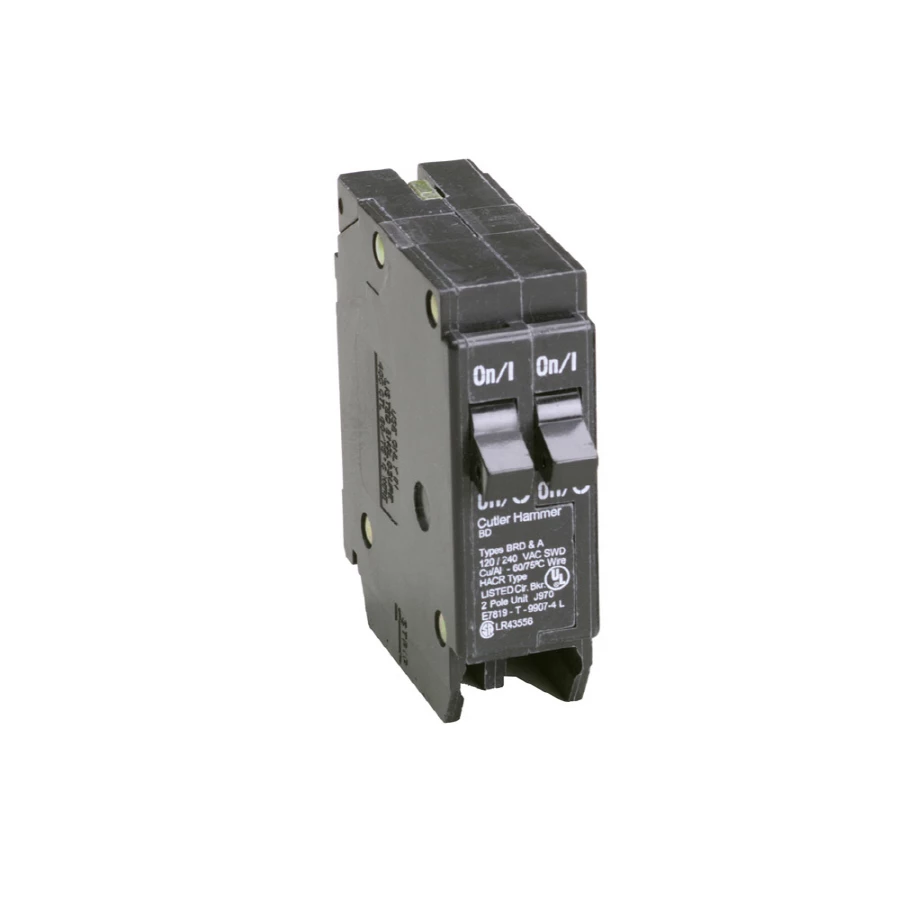Eaton Circuit Breakers Type BR 15-Amp/20-Amp 2-Pole Tandem Circuit Breaker 2 Eaton Circuit Breakers Type BR 15-Amp/20-Amp 2-Pole Tandem Circuit Breaker - Image 2