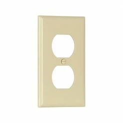 Eaton Wall Plates 1-Gang Standard Duplex Wall Plate, Ivory (10-Pack) -Eaton Outlet Store 08595041