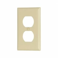 Eaton Wall Plates 1-Gang Standard Duplex Wall Plate, Ivory (10-Pack) -Eaton Outlet Store 08595042