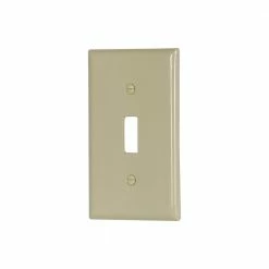 Eaton Wall Plates 1-Gang Standard Toggle Wall Plate, Ivory (10-Pack) -Eaton Outlet Store 08600971