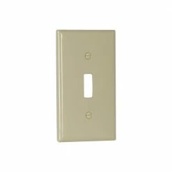 Eaton Wall Plates 1-Gang Standard Toggle Wall Plate, Ivory (10-Pack) -Eaton Outlet Store 08600972