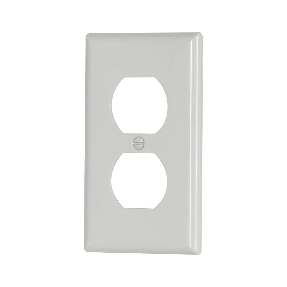 Eaton Wall Plates 1-Gang Standard Duplex Wall Plate, White (10-Pack) 4 Eaton Wall Plates 1-Gang Standard Duplex Wall Plate, White (10-Pack) - Image 4