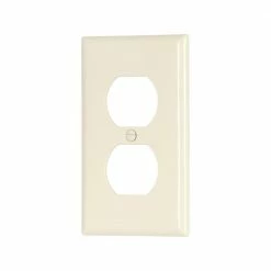 Eaton Wall Plates 1-Gang Standard Duplex Wall Plate, Light Almond (10-Pack) -Eaton Outlet Store 08603267