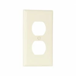 Eaton Wall Plates 1-Gang Standard Duplex Wall Plate, Light Almond (10-Pack) -Eaton Outlet Store 08603268