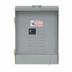 Eaton Breaker Boxes Type BR 100-Amp 12-Spaces 24-Circuit Main Breaker Plug-On Neutral Load Center (Value Pack)
