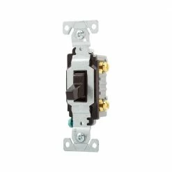 Eaton Light Switches 20-Amp Single-Pole Toggle Light Switch, Brown 7 Eaton Light Switches 20-Amp Single-Pole Toggle Light Switch, Brown -Eaton Outlet Store 09535129
