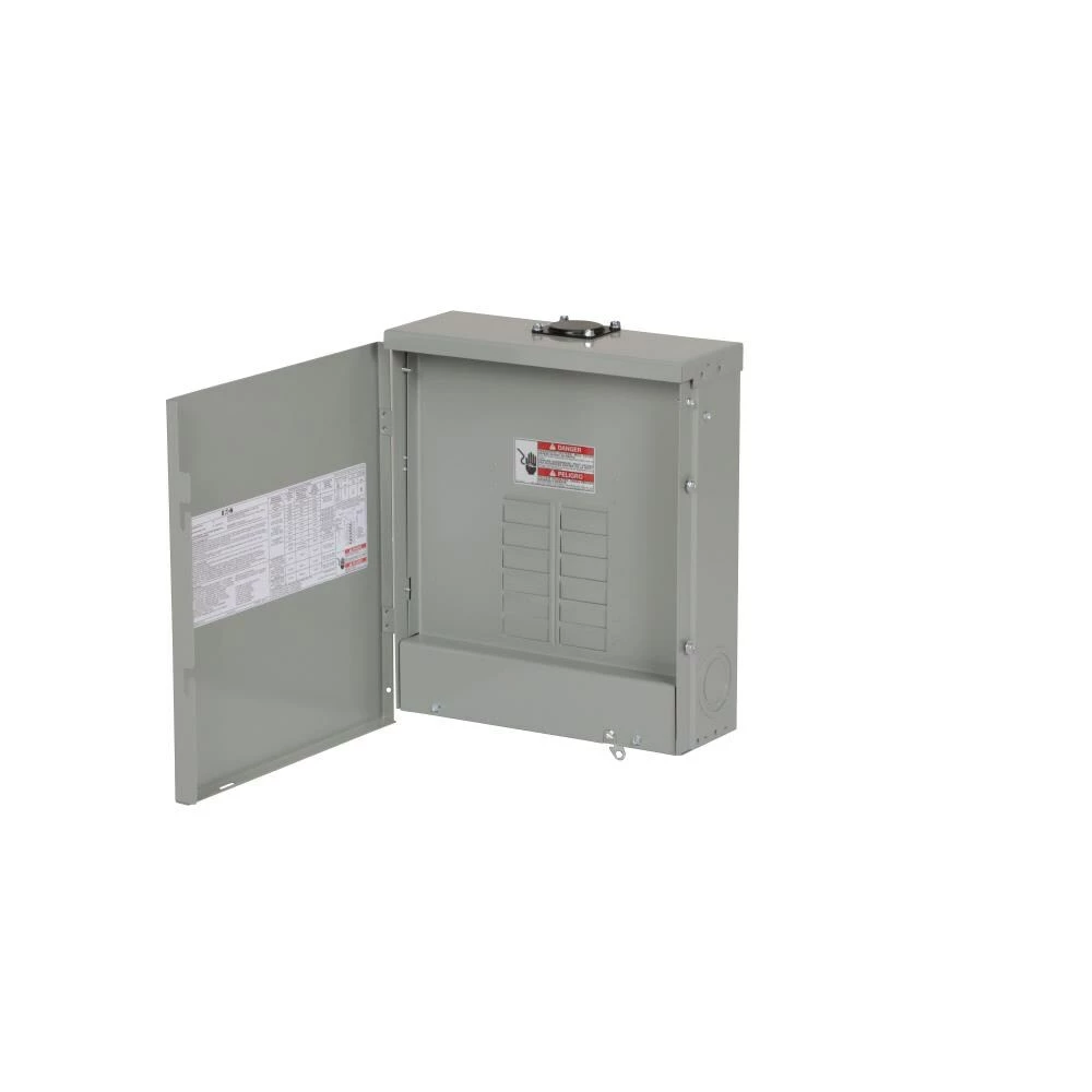 Eaton Breaker Boxes Type BR 125-Amp 12-Spaces 24-Circuit Main Breaker Plug-On Neutral Load Center 2 Eaton Breaker Boxes Type BR 125-Amp 12-Spaces 24-Circuit Main Breaker Plug-On Neutral Load Center - Image 2