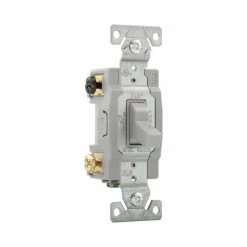 Eaton Light Switches 15-Amp 4-Way Toggle Light Switch, Gray -Eaton Outlet Store 10565405