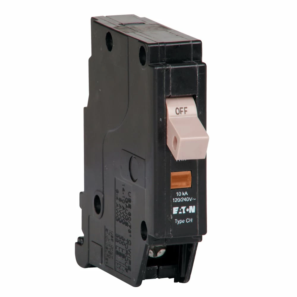 Eaton Circuit Breakers Type CH 30-Amp 1-Pole Standard Trip Circuit Breaker 1 Eaton Circuit Breakers Type CH 30-Amp 1-Pole Standard Trip Circuit Breaker