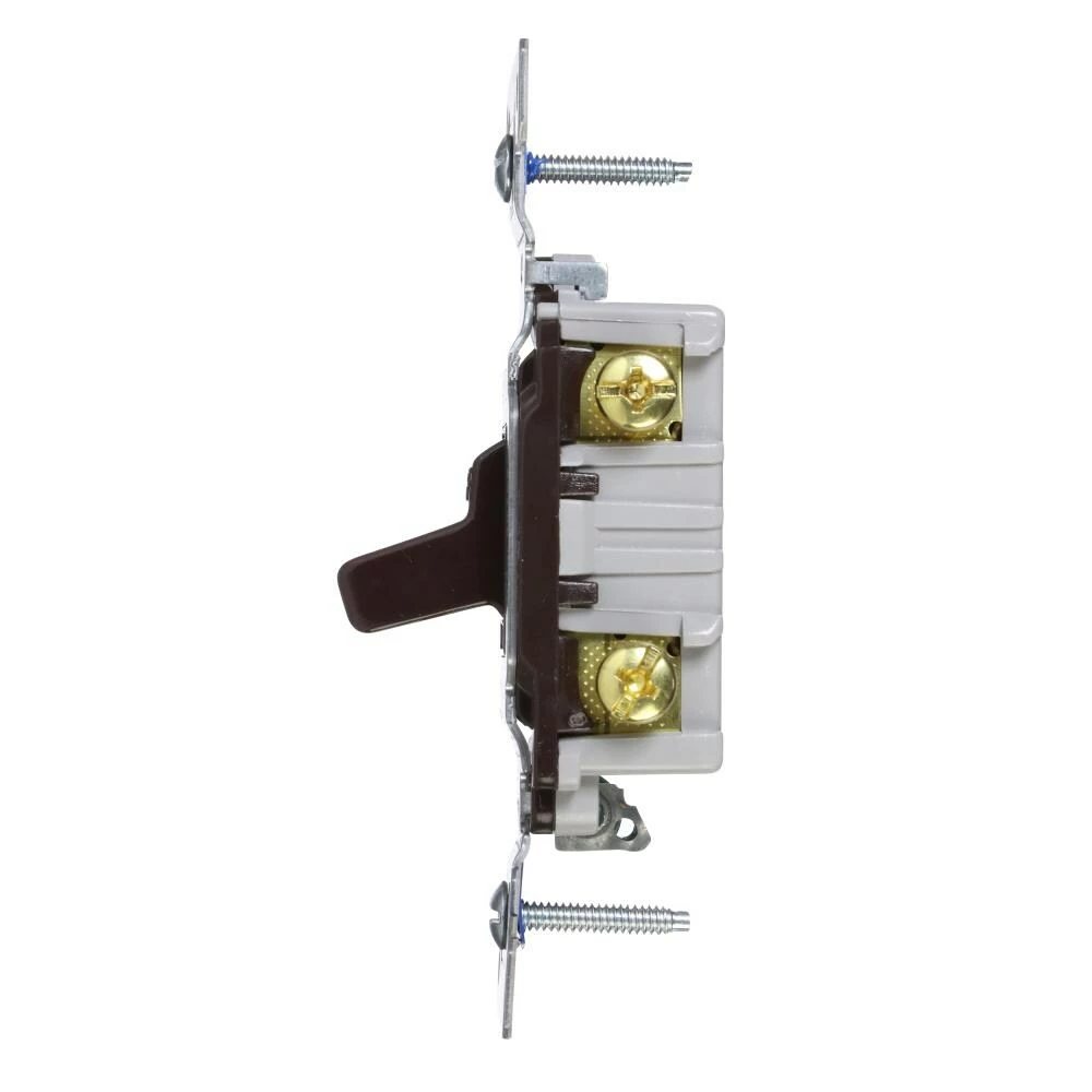 Eaton Light Switches 20-Amp Single-Pole Toggle Light Switch, Brown 5 Eaton Light Switches 20-Amp Single-Pole Toggle Light Switch, Brown - Image 5