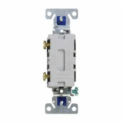 Eaton Light Switches 20-Amp Toggle Light Switch, Black -Eaton Outlet Store 11411834