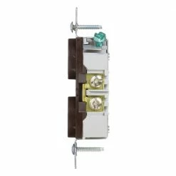 Eaton Electrical Outlets 20-Amp Commercial Duplex Outlet, Brown -Eaton Outlet Store 11413303