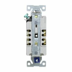 Eaton Electrical Outlets 20-Amp Commercial Duplex Outlet, Black -Eaton Outlet Store 11413314