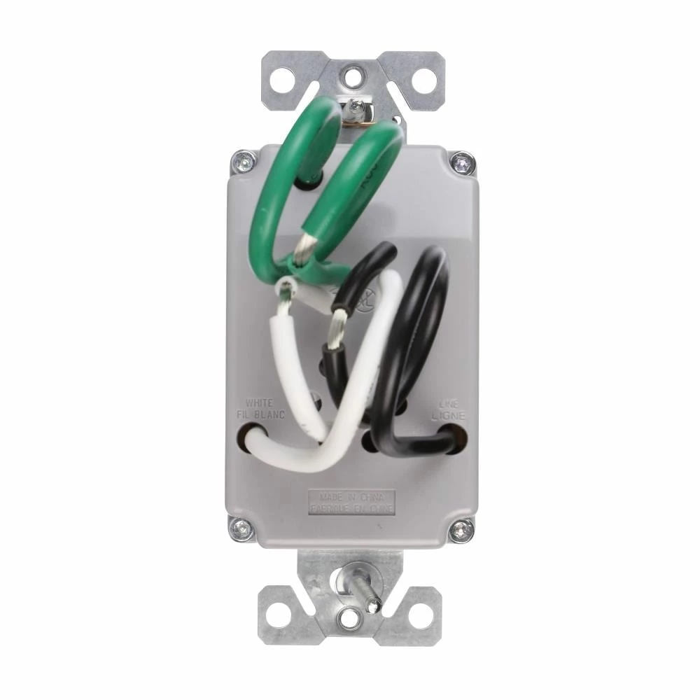 Eaton Electrical Outlets 15-Amp Tamper Resistant Residential/Commercial Decorator USB Outlet, White 2 Eaton Electrical Outlets 15-Amp Tamper Resistant Residential/Commercial Decorator USB Outlet, White - Image 2