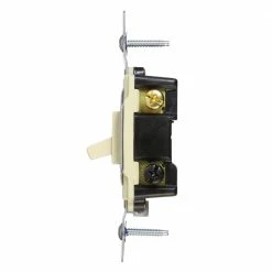 Eaton Light Switches 15-Amp 3-Way Illuminated Toggle Light Switch, Ivory -Eaton Outlet Store 11416311