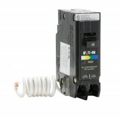 Eaton Circuit Breakers Type BR 15-Amp 1-Pole Dual Function AFCI/GFCI Circuit Breaker -Eaton Outlet Store 12250564