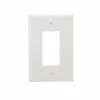 Eaton Wall Plates 1-Gang Jumbo Decorator Wall Plate, White