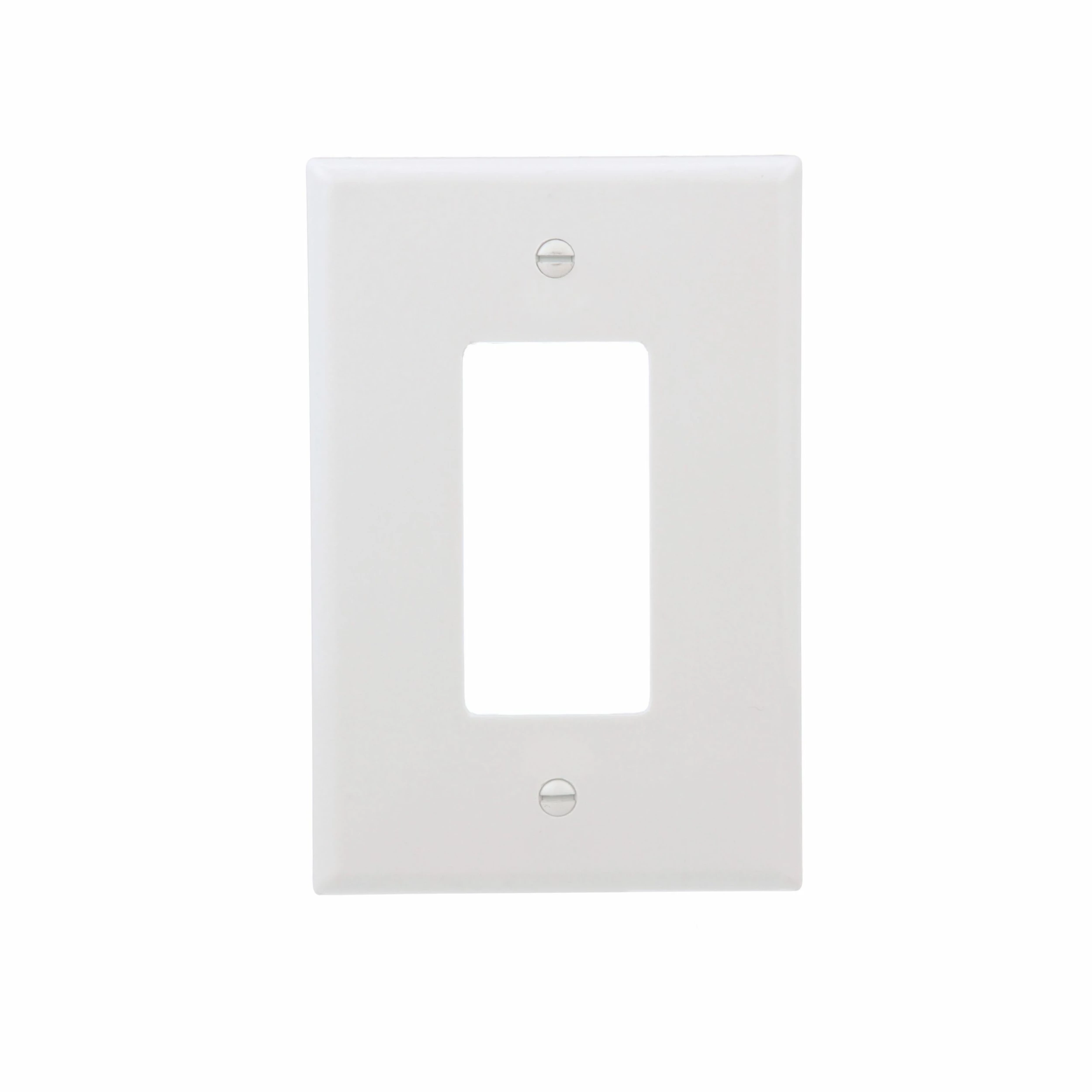 Eaton Wall Plates 1-Gang Jumbo Decorator Wall Plate, White 1 Eaton Wall Plates 1-Gang Jumbo Decorator Wall Plate, White