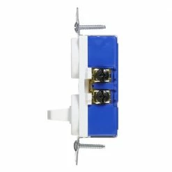Eaton Light Switches 15-Amp Single-Pole Pilot Light Combination Light Switch, White -Eaton Outlet Store 12412266