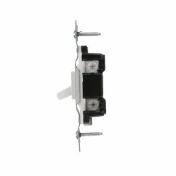 Eaton Light Switches 15-Amp Single-Pole Toggle Light Switch, White -Eaton Outlet Store 12417235