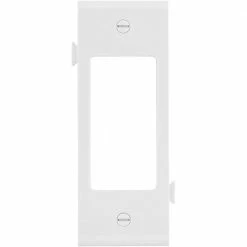Eaton Wall Plates 1-Gang Midsize Decorator Wall Plate, White